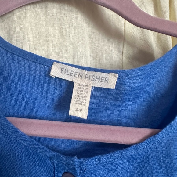BUNDLE of 3 Eileen Fisher Linen Button Down Tunic Shirts - Picture 10 of 10